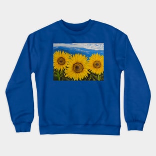 Sunflower Trio Crewneck Sweatshirt